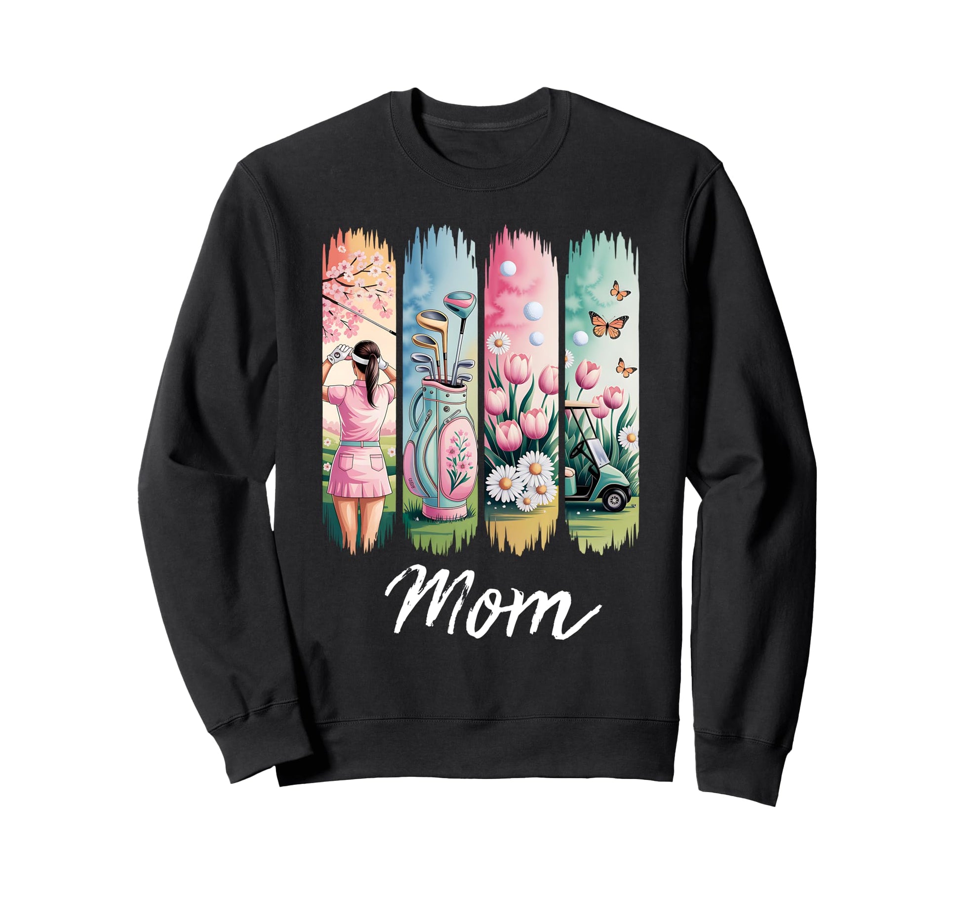 Golf Coquette Bow Golf Ball Mom Game Sweatshirt - Streetwear Style Unisex - T-Shirt, Sweatshirt, Hoodie