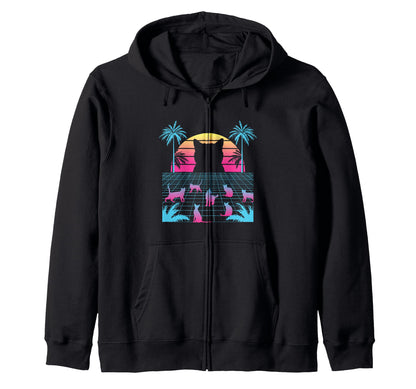 Vaporwave Aesthetic 80S 90S Sweatshirt - Novelty Apparel Men Women - T-Shirt, Sweatshirt, Hoodie