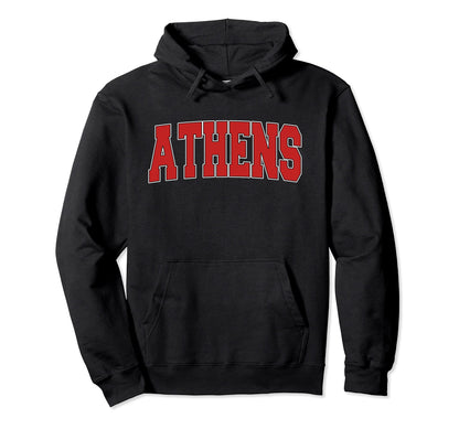 Athens Tx Texas Varsity Usa Sports Hoodie - Trendy Graphic Men Women - T-Shirt, Sweatshirt, Hoodie