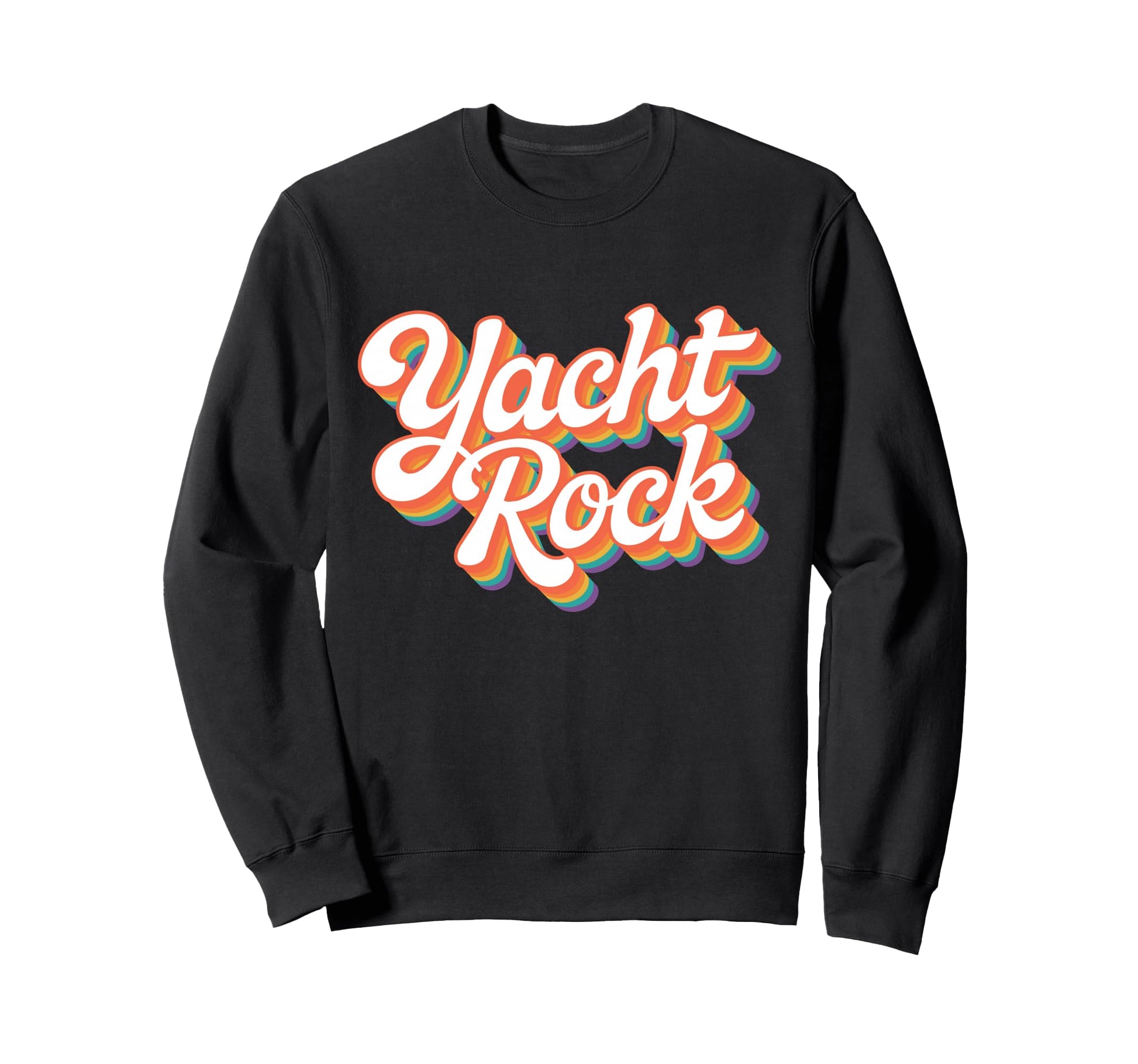 Yacht Rock Rainbow Party Sweatshirt - Custom Art Print Unisex - T-Shirt, Sweatshirt, Hoodie