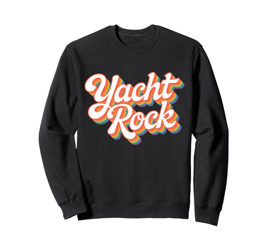 Yacht Rock Rainbow Party Sweatshirt - Custom Art Print Unisex - T-Shirt, Sweatshirt, Hoodie
