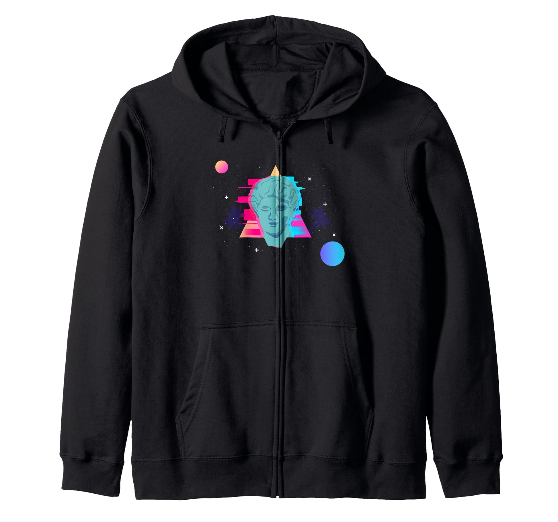 Vaporwave Aesthetic 80S 90S Hoodie - Fun Novelty Design for Adults - T-Shirt, Sweatshirt, Hoodie