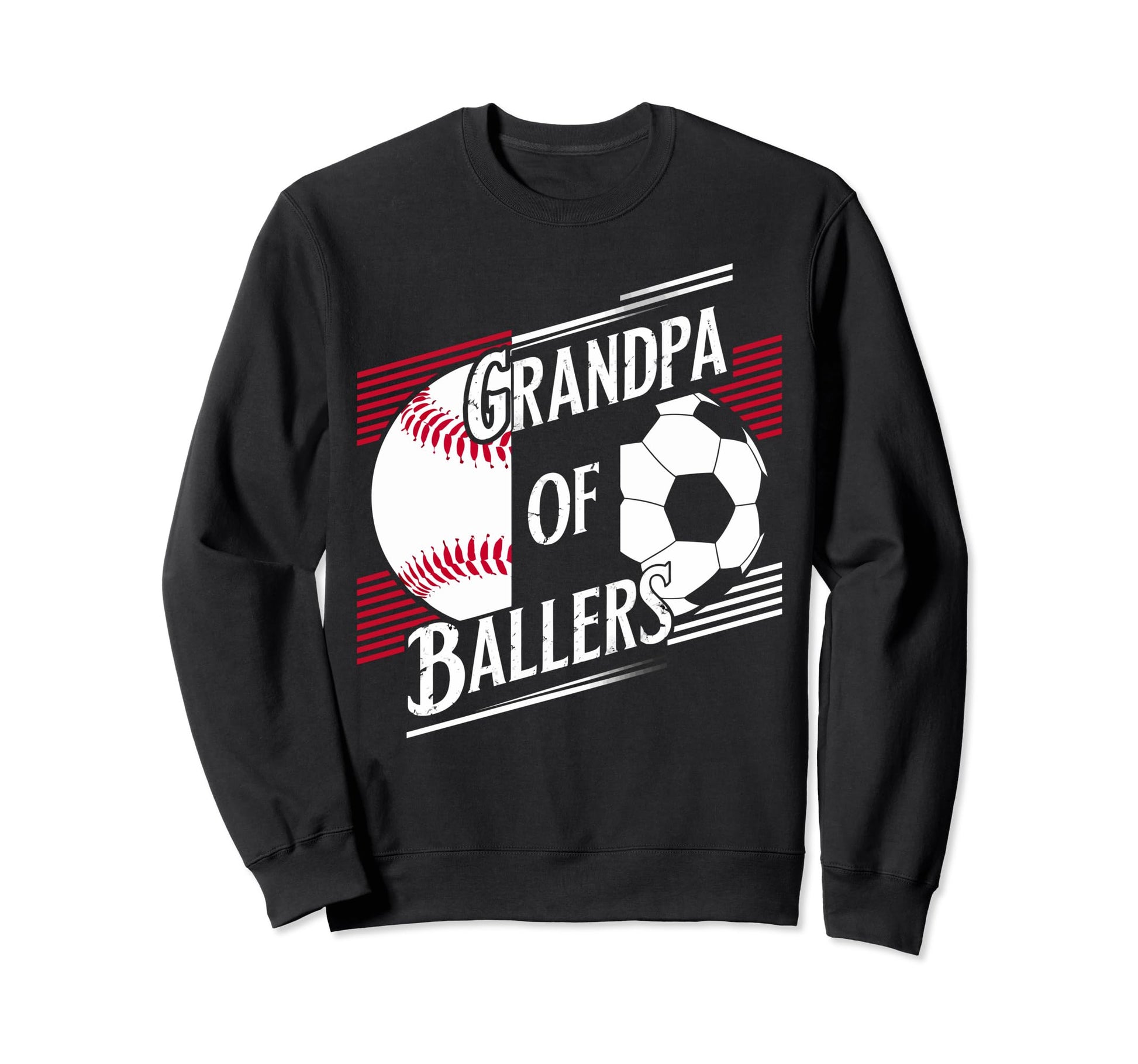 Baseball Grandpa Grandfather Gramps Sweatshirt - Graphic Print for Adults - T-Shirt, Sweatshirt, Hoodie