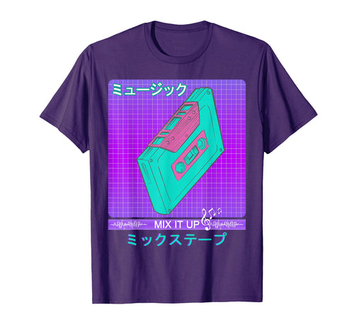 Mix Tape 90S 80S Japanese Otaku T-Shirt - Graphic Print for Adults - T-Shirt, Sweatshirt, Hoodie
