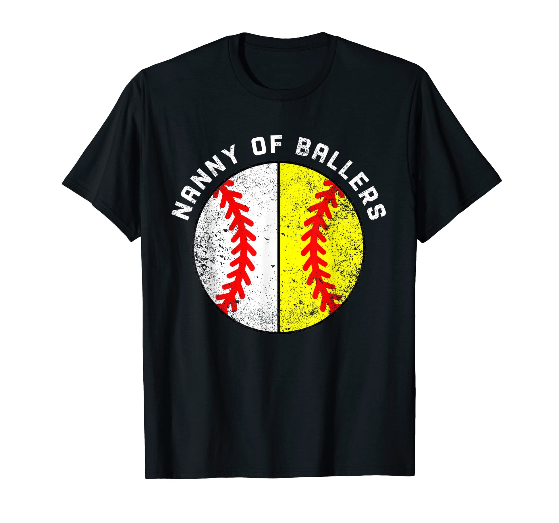 Nanny Ballers Funny Baseball T-Shirt - Custom Art Print for Adults - T-Shirt, Sweatshirt, Hoodie