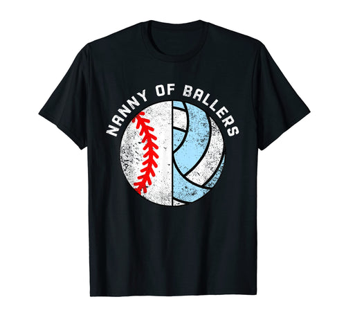 Nanny Ballers Funny Baseball T-Shirt - Custom Art Print Men Women - T-Shirt, Sweatshirt, Hoodie