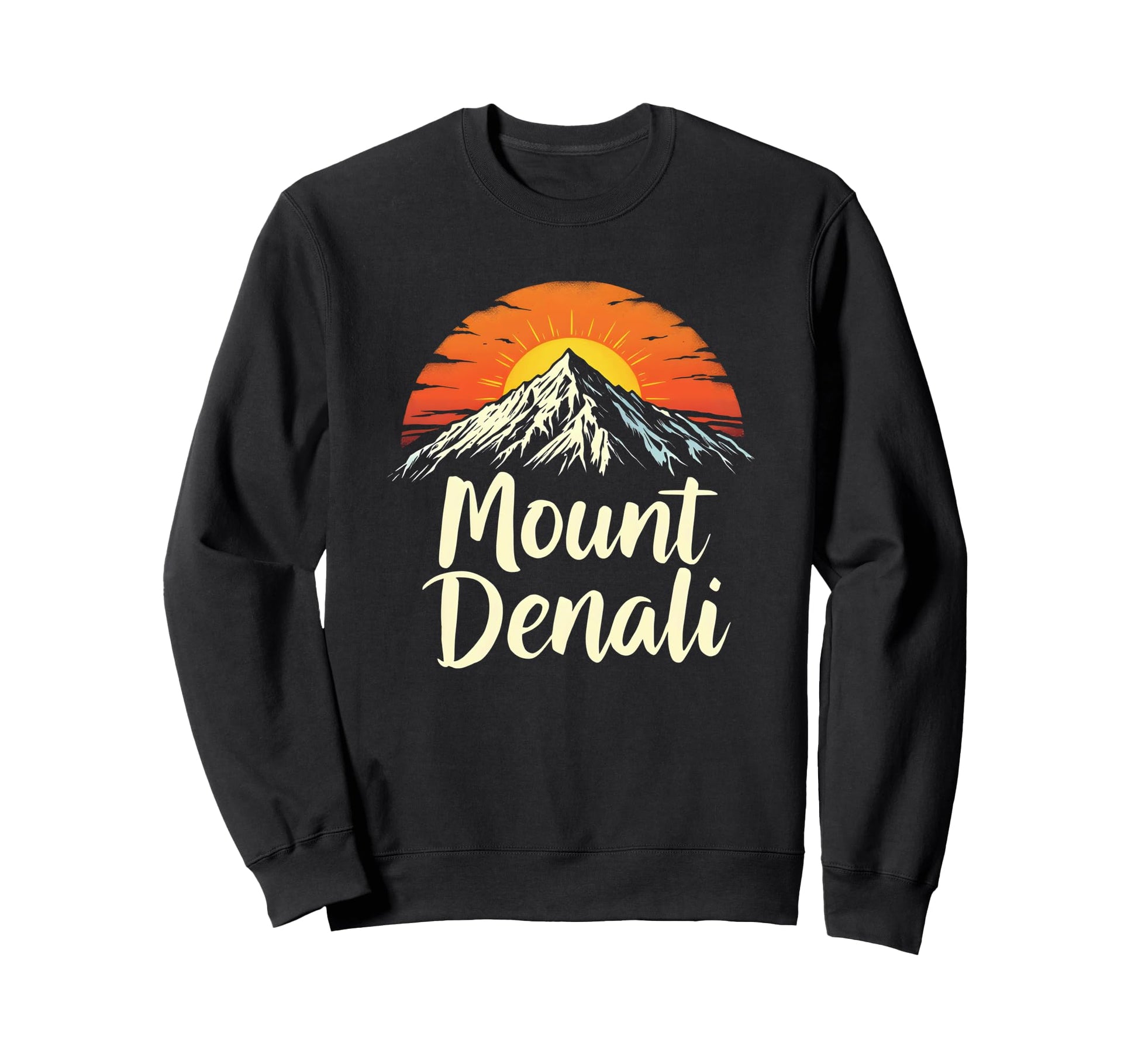 Mount Denali I Alaska Outfit I National Sweatshirt - Unique Graphic Unisex - T-Shirt, Sweatshirt, Hoodie