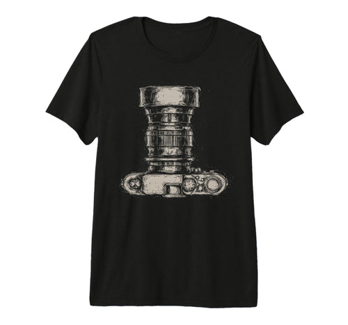 Camera Drawing Scribble Art T-Shirt - Unique Graphic for Adults - T-Shirt, Sweatshirt, Hoodie