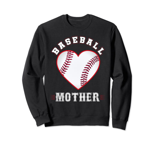Mother Baseball Gifts Funny Sweatshirt - Minimalist Print for Adults - T-Shirt, Sweatshirt, Hoodie