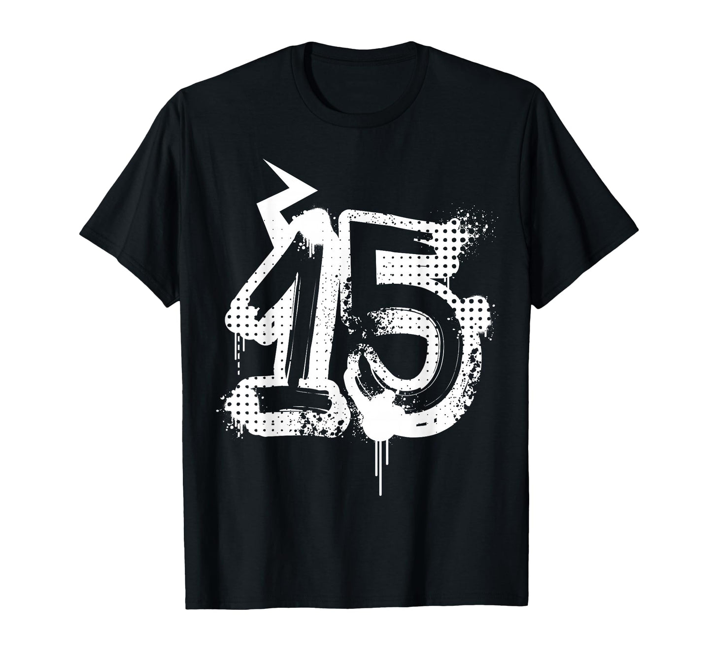 15Th Birthday Present Teens Spray T-Shirt - Trendy Graphic for Adults - T-Shirt, Sweatshirt, Hoodie