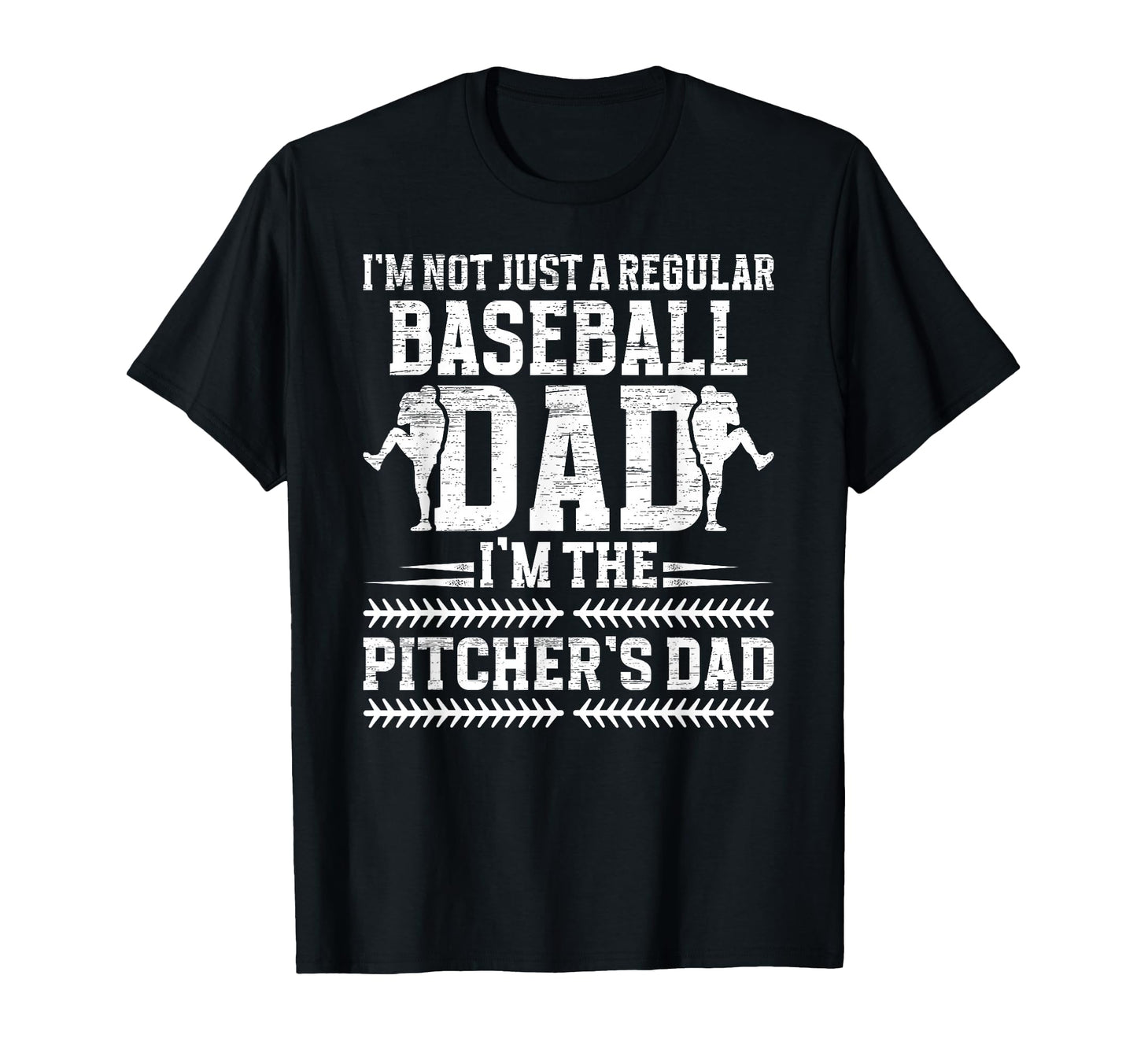 Im Baseball Pitcher Dad Baseball T-Shirt - Minimalist Print Men Women - T-Shirt, Sweatshirt, Hoodie