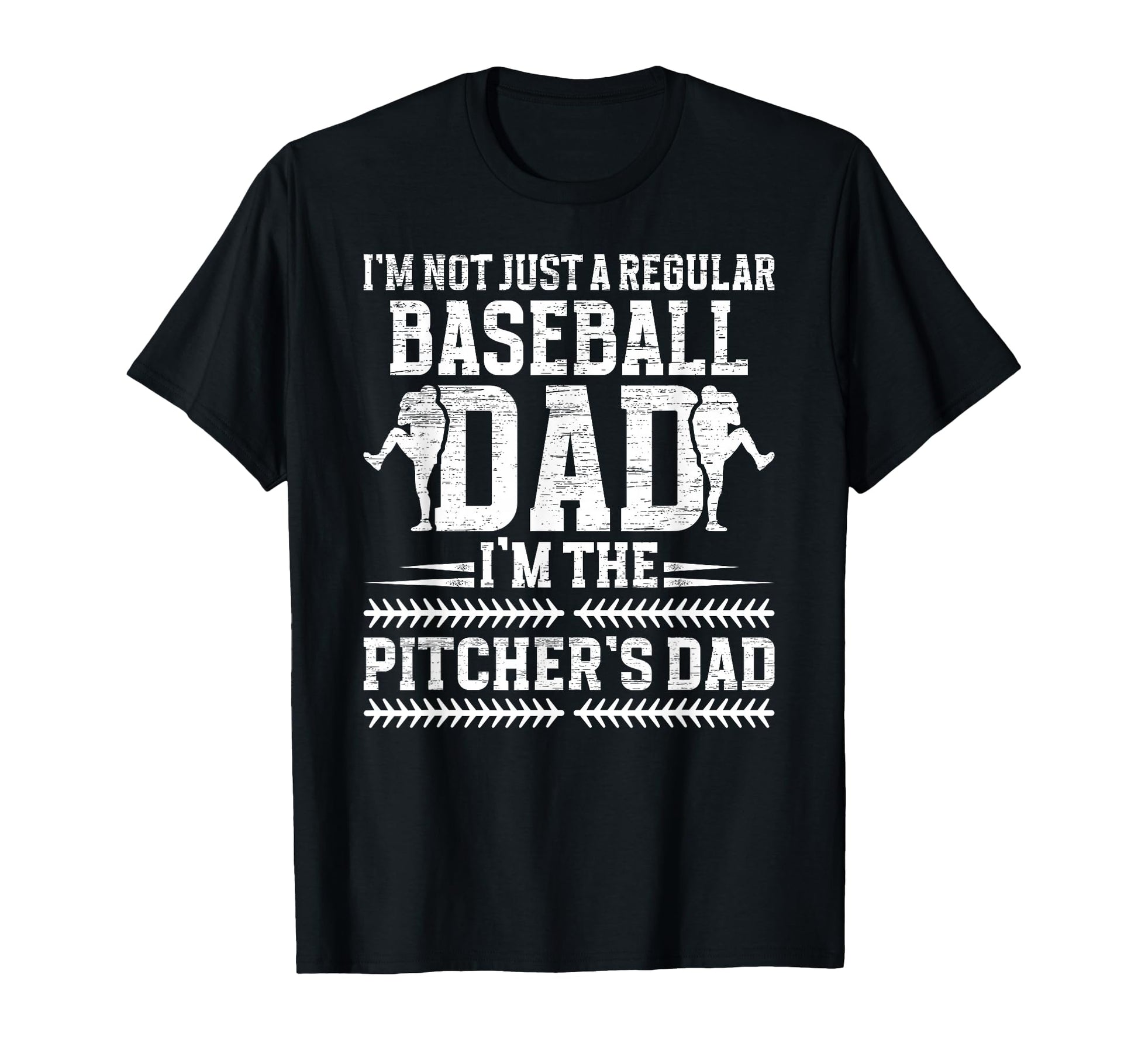 Im Baseball Pitcher Dad Baseball T-Shirt - Minimalist Print Men Women - T-Shirt, Sweatshirt, Hoodie