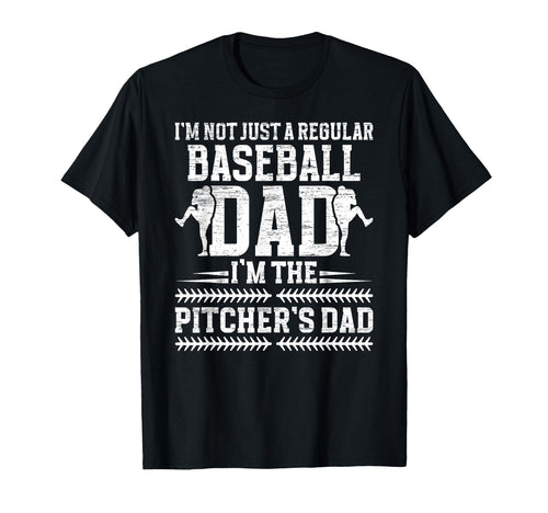 Im Baseball Pitcher Dad Baseball T-Shirt - Minimalist Print Men Women - T-Shirt, Sweatshirt, Hoodie