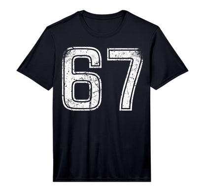 Sport Team Number 67 Performance T-Shirt - Unique Graphic Unisex - T-Shirt, Sweatshirt, Hoodie
