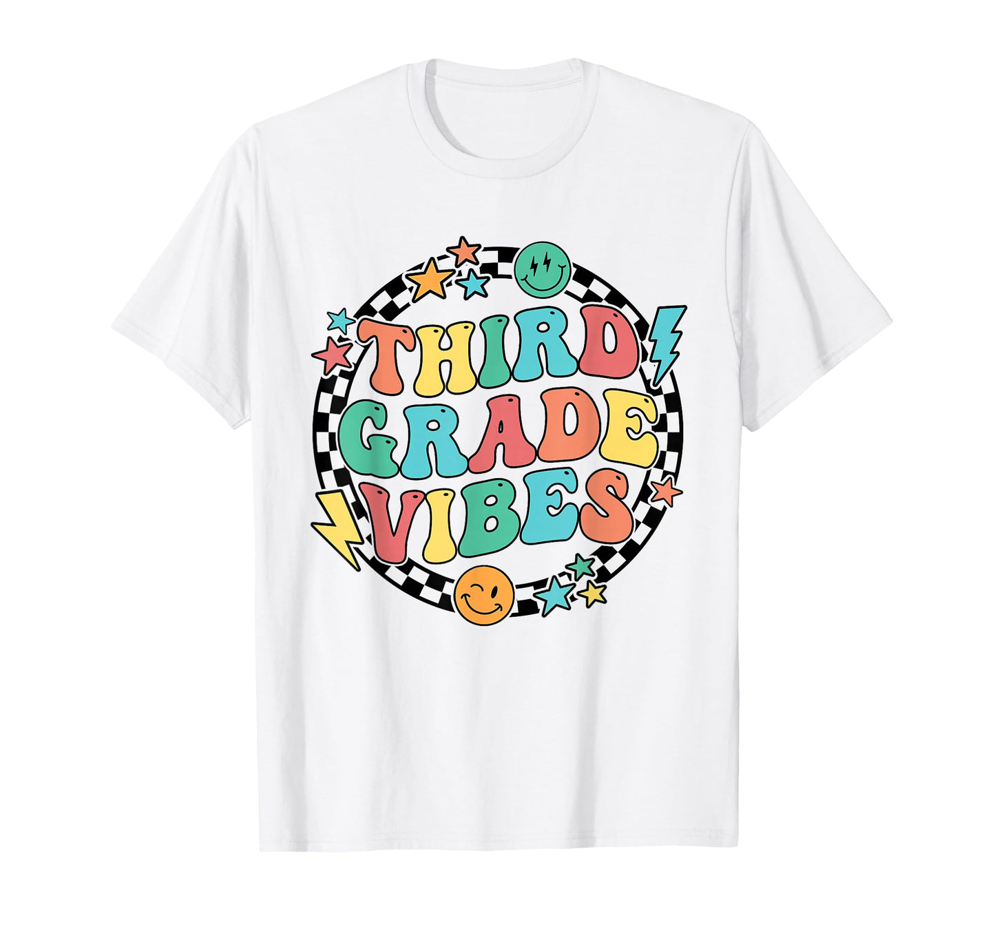 Third Grade Vibes 3Rd Grade Back To T-Shirt - Streetwear Style for Adults - T-Shirt, Sweatshirt, Hoodie