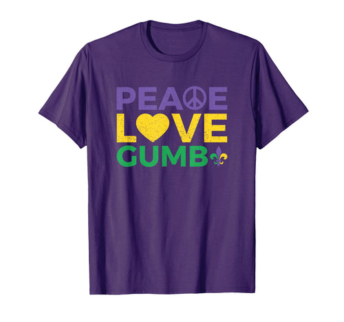 Peace Love Gumbo T-Shirt - Streetwear Style for Adults - T-Shirt, Sweatshirt, Hoodie