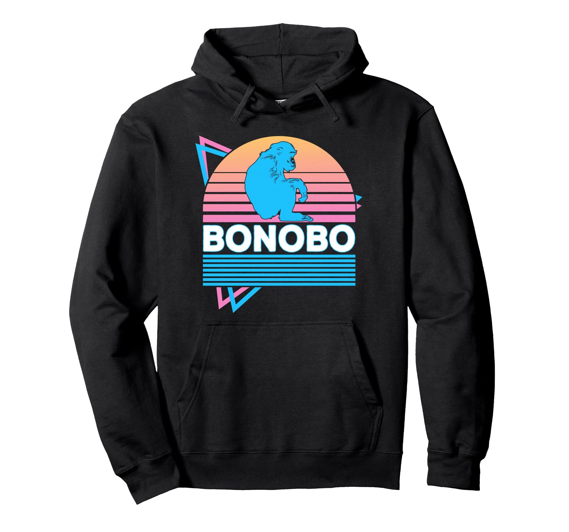 Bonobo Vaporwave Aesthetic Hoodie - Minimalist Print Unisex - T-Shirt, Sweatshirt, Hoodie
