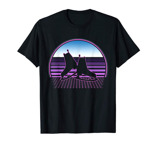 Ice Skater 80S Vaporwave Aesthetic T-Shirt - Custom Art Print Men Women - T-Shirt, Sweatshirt, Hoodie