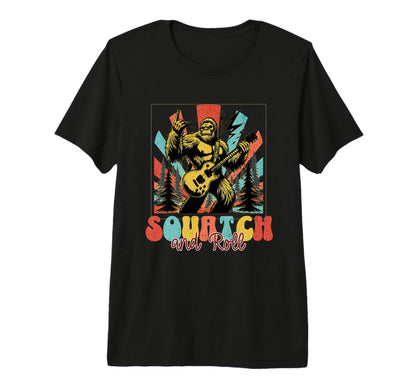Forest Bigfoot Squatch And Roll T-Shirt - Casual Everyday Wear Men Women - T-Shirt, Sweatshirt, Hoodie