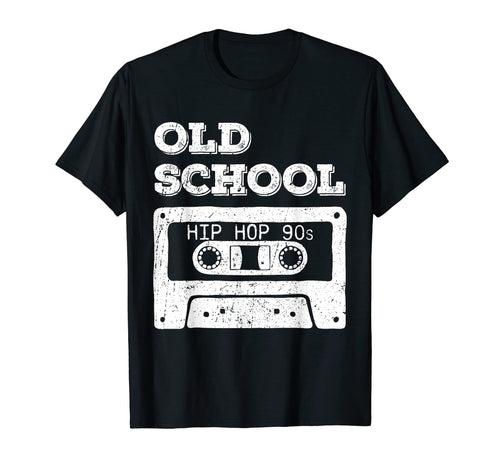 Old School Hip Hop Cassette Tape Rap Music T-Shirt - Graphic Print Unisex - T-Shirt, Sweatshirt, Hoodie