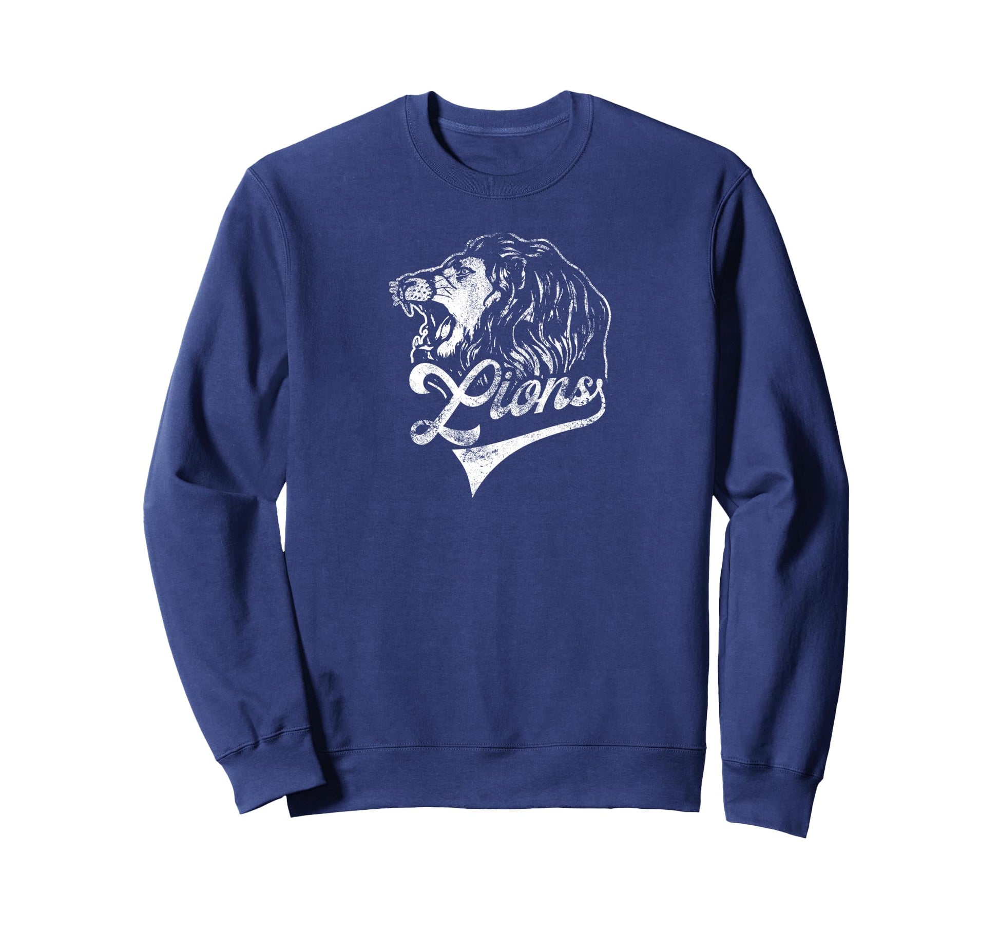 Lions School Sports Fan Team Sweatshirt - Casual Everyday Wear Men Women - T-Shirt, Sweatshirt, Hoodie