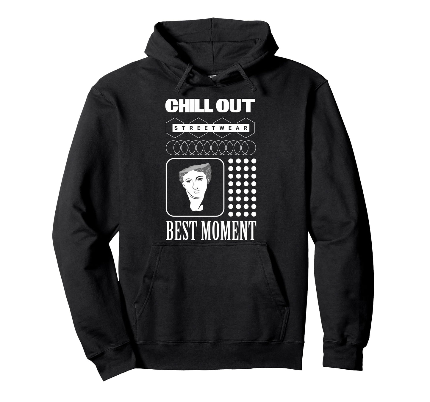 Chill Out Aesthetic Edgy Streetwear Hoodie - Novelty Apparel Men Women - T-Shirt, Sweatshirt, Hoodie
