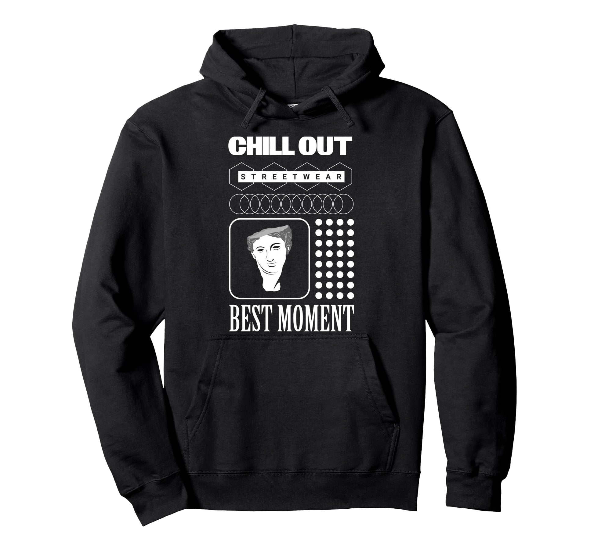 Chill Out Aesthetic Edgy Streetwear Hoodie - Novelty Apparel Men Women - T-Shirt, Sweatshirt, Hoodie