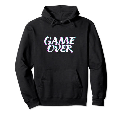 Game Is Over Japanese Aesthetic Vaporwave Hoodie - Minimalist Print Unisex - T-Shirt, Sweatshirt, Hoodie
