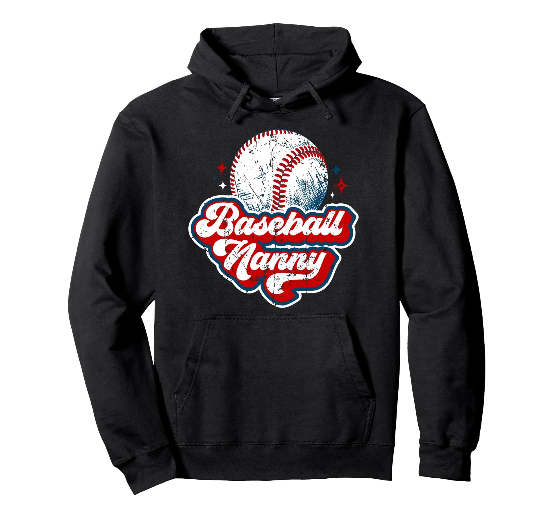 Baseball Nanny Baseball Player Nanny Hoodie - Custom Art Print for Adults - T-Shirt, Sweatshirt, Hoodie
