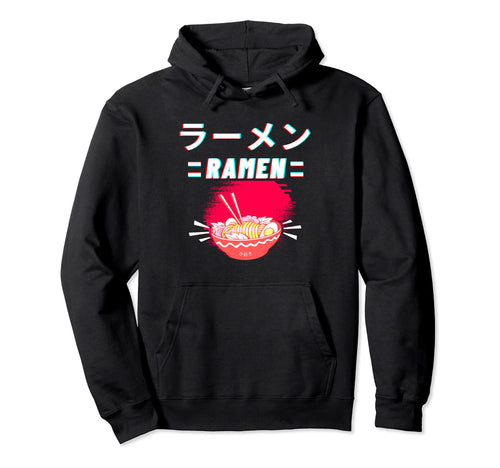 Ramen Noodles Anime Japanese Kanji Hoodie - Trendy Graphic Men Women - T-Shirt, Sweatshirt, Hoodie