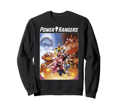 Power Rangers Rainbow Color Action Sweatshirt - Trendy Graphic for Adults - T-Shirt, Sweatshirt, Hoodie