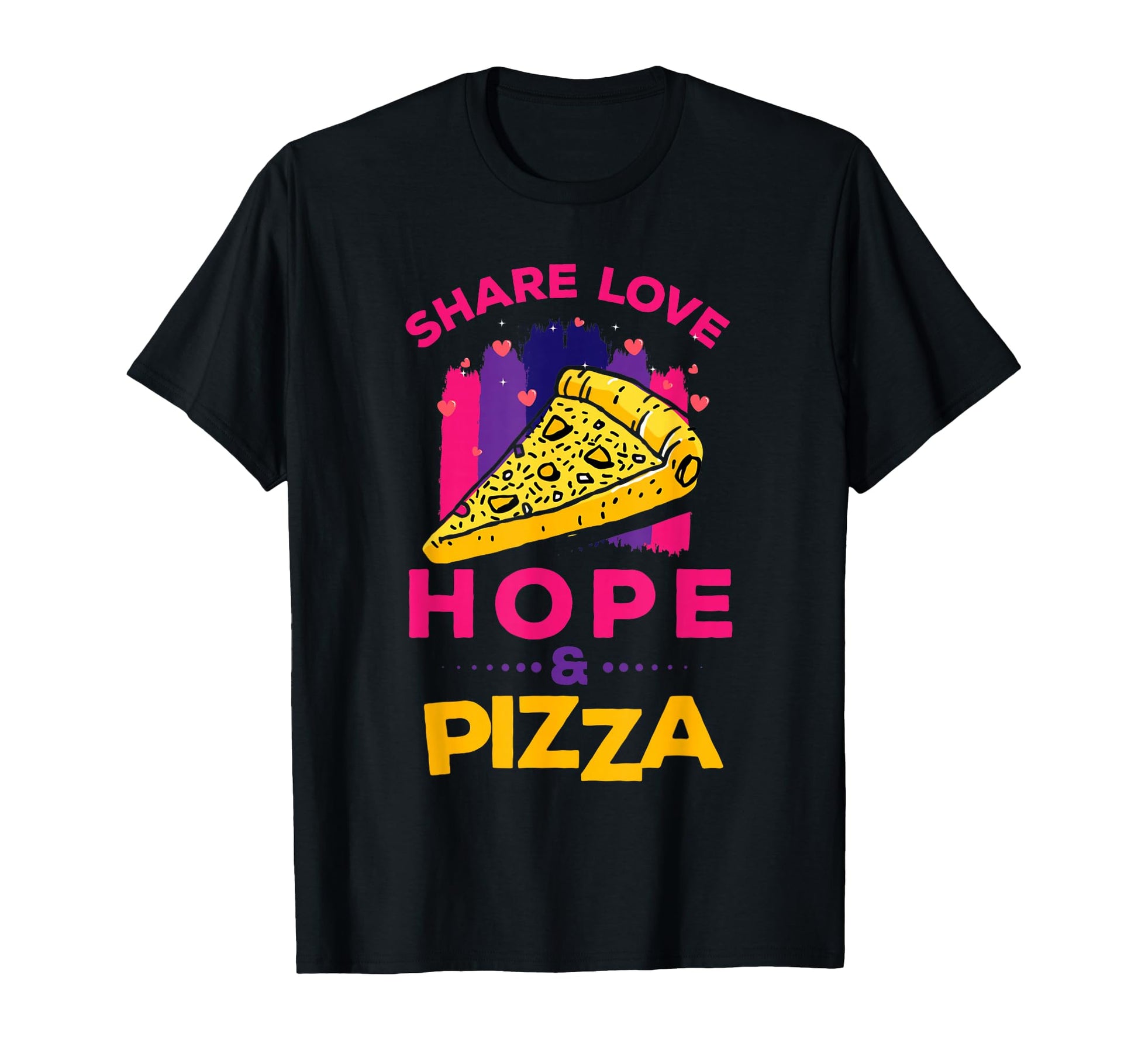 Pizza Maker Or Pizza Chef Peace Love T-Shirt - Custom Art Print Men Women - T-Shirt, Sweatshirt, Hoodie