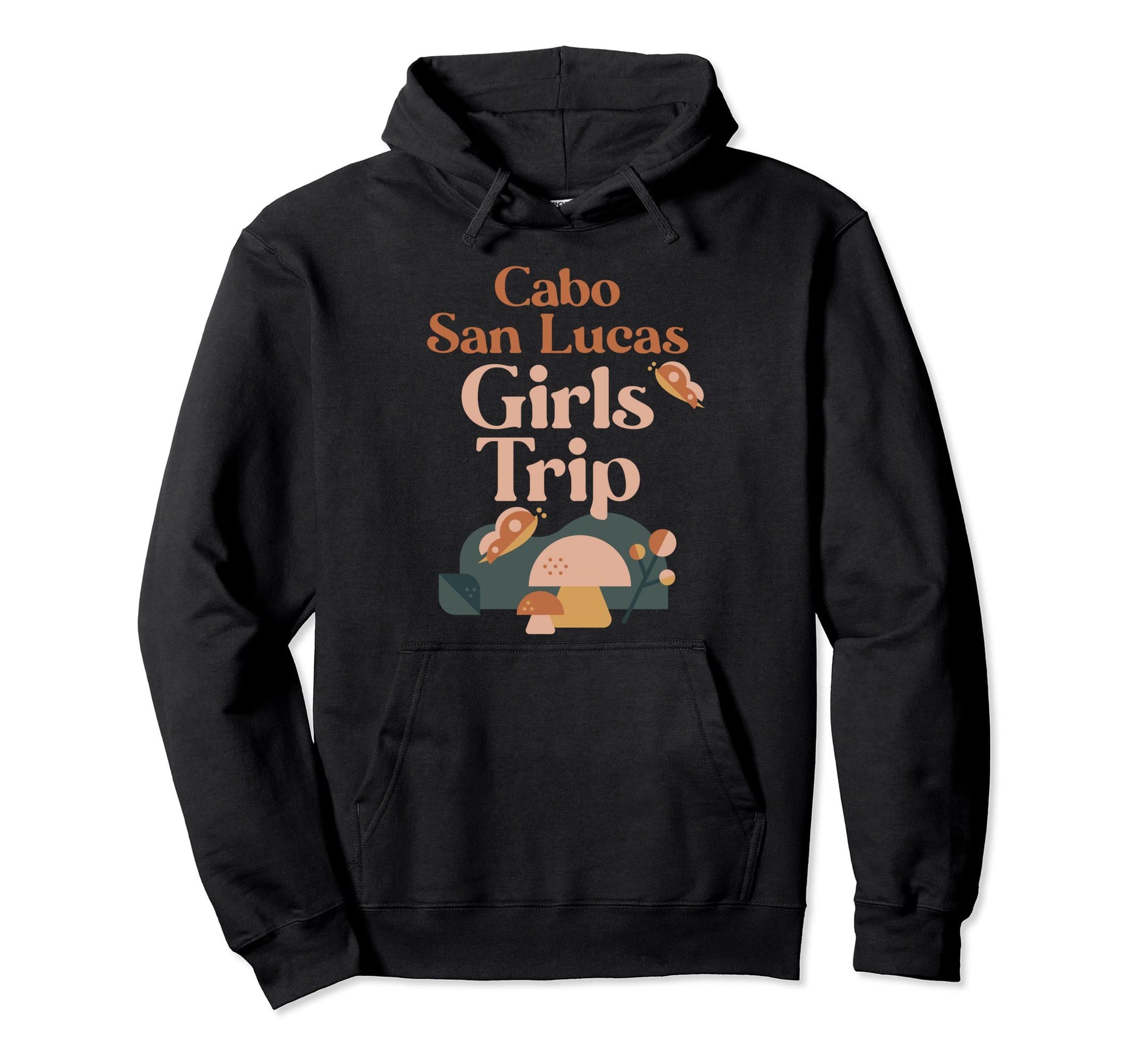 Cabo San Lucas Trip Matching Group Groovy Hoodie - Trendy Graphic Unisex - T-Shirt, Sweatshirt, Hoodie