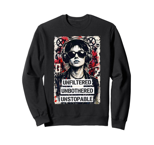 Punk 90S Grunge Urban Street Art Sweatshirt - Graphic Print Men Women - T-Shirt, Sweatshirt, Hoodie