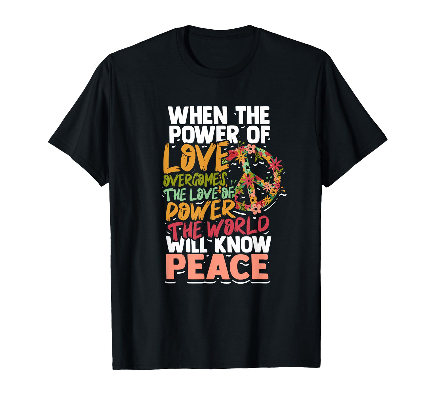 When Power Love Overcomes Love T-Shirt - Aesthetic Graphic for Adults - T-Shirt, Sweatshirt, Hoodie
