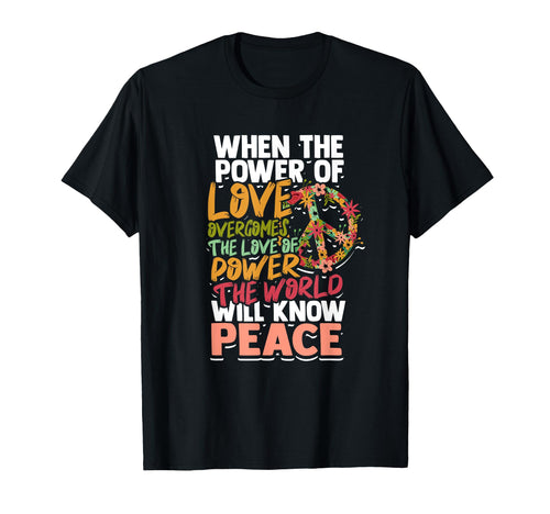 When Power Love Overcomes Love T-Shirt - Aesthetic Graphic for Adults - T-Shirt, Sweatshirt, Hoodie
