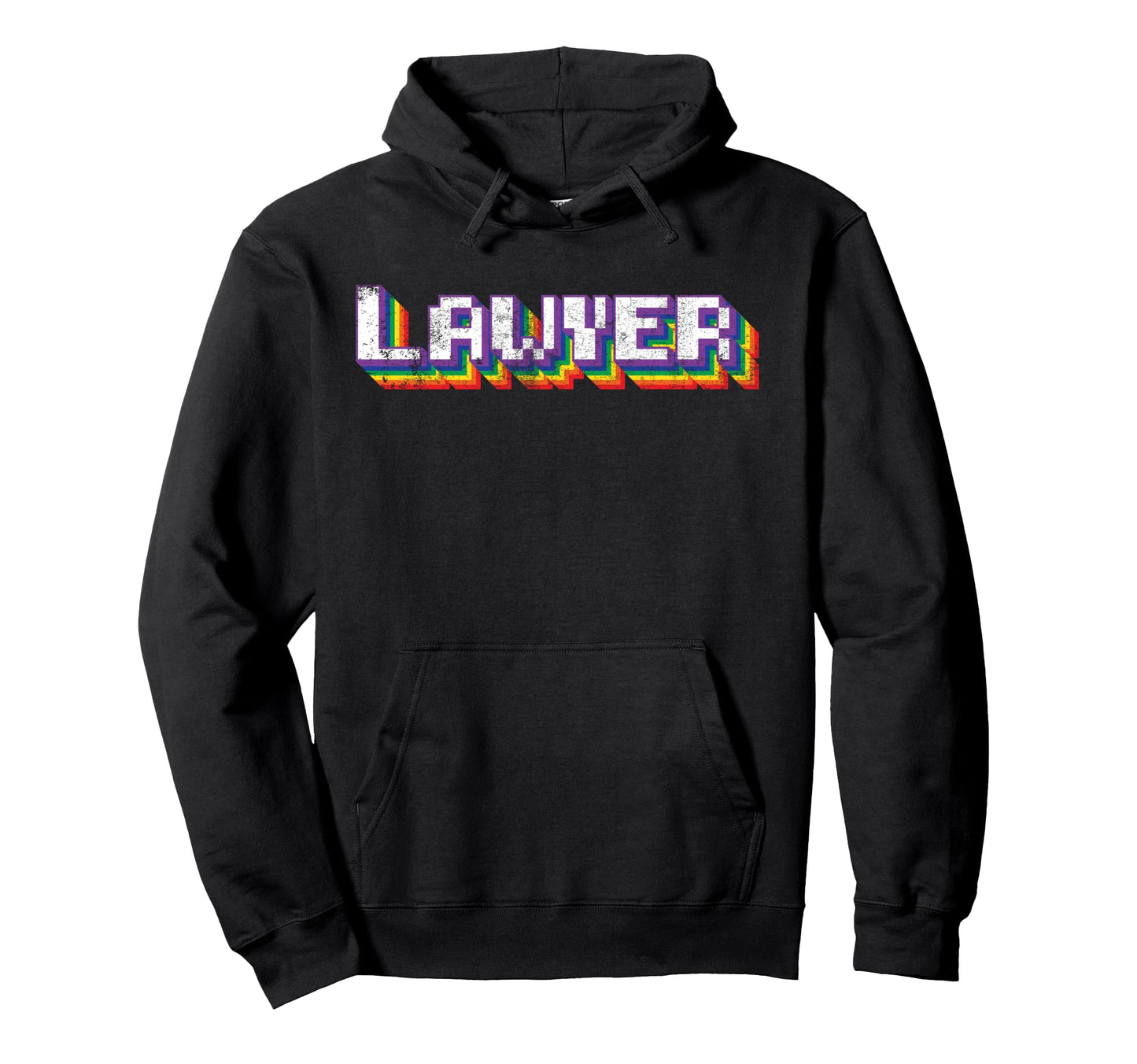 Pride Lawyer Rainbow Lgbtq Lawyer Pride Hoodie - Unique Graphic Men Women - T-Shirt, Sweatshirt, Hoodie