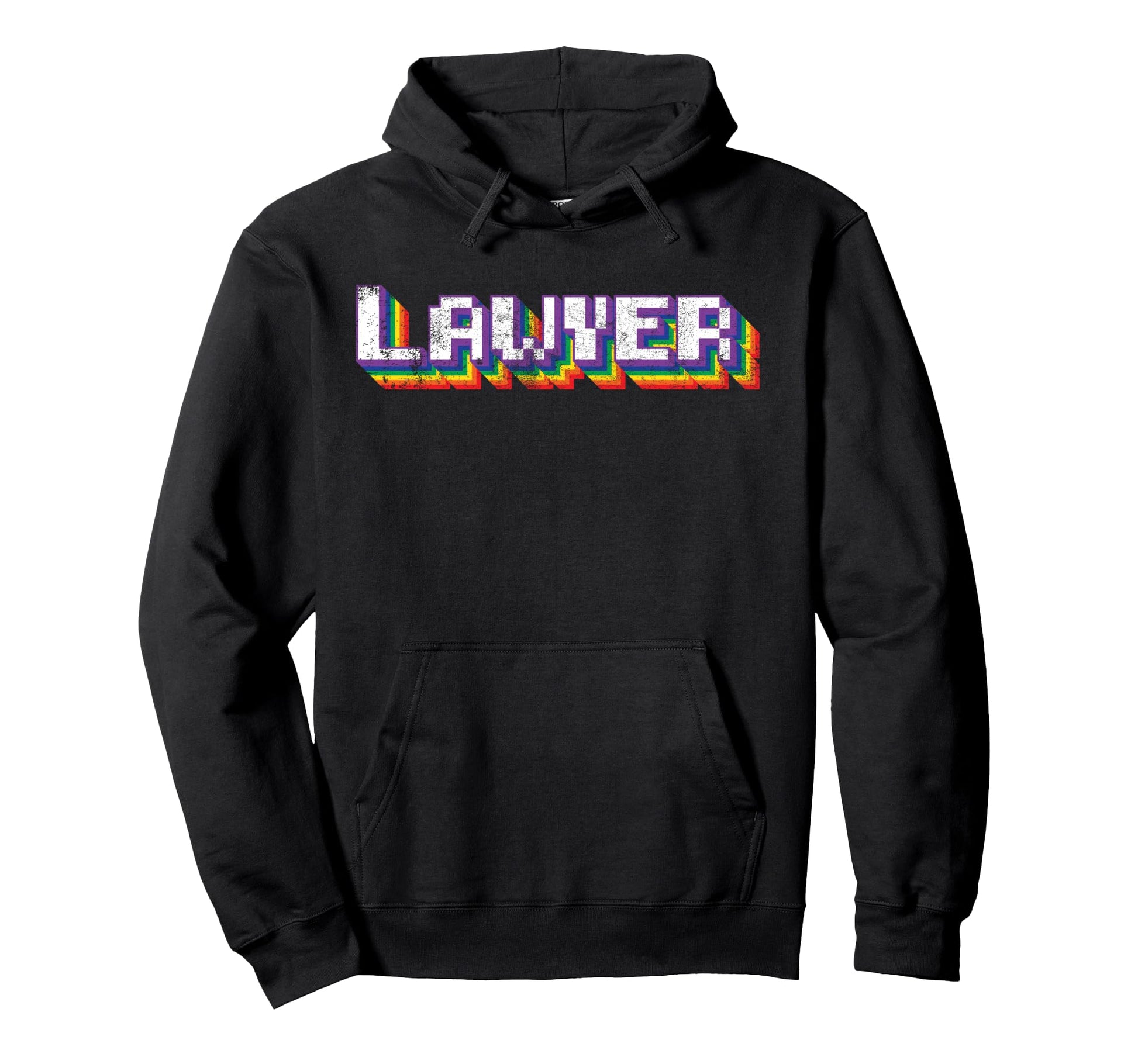 Pride Lawyer Rainbow Lgbtq Lawyer Pride Hoodie - Unique Graphic Men Women - T-Shirt, Sweatshirt, Hoodie