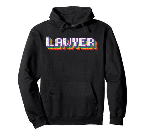 Pride Lawyer Rainbow Lgbtq Lawyer Pride Hoodie - Unique Graphic Men Women - T-Shirt, Sweatshirt, Hoodie