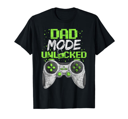 Gamer Dad Fathers Day Gaming Dad Mode T-Shirt - Aesthetic Graphic Unisex - T-Shirt, Sweatshirt, Hoodie