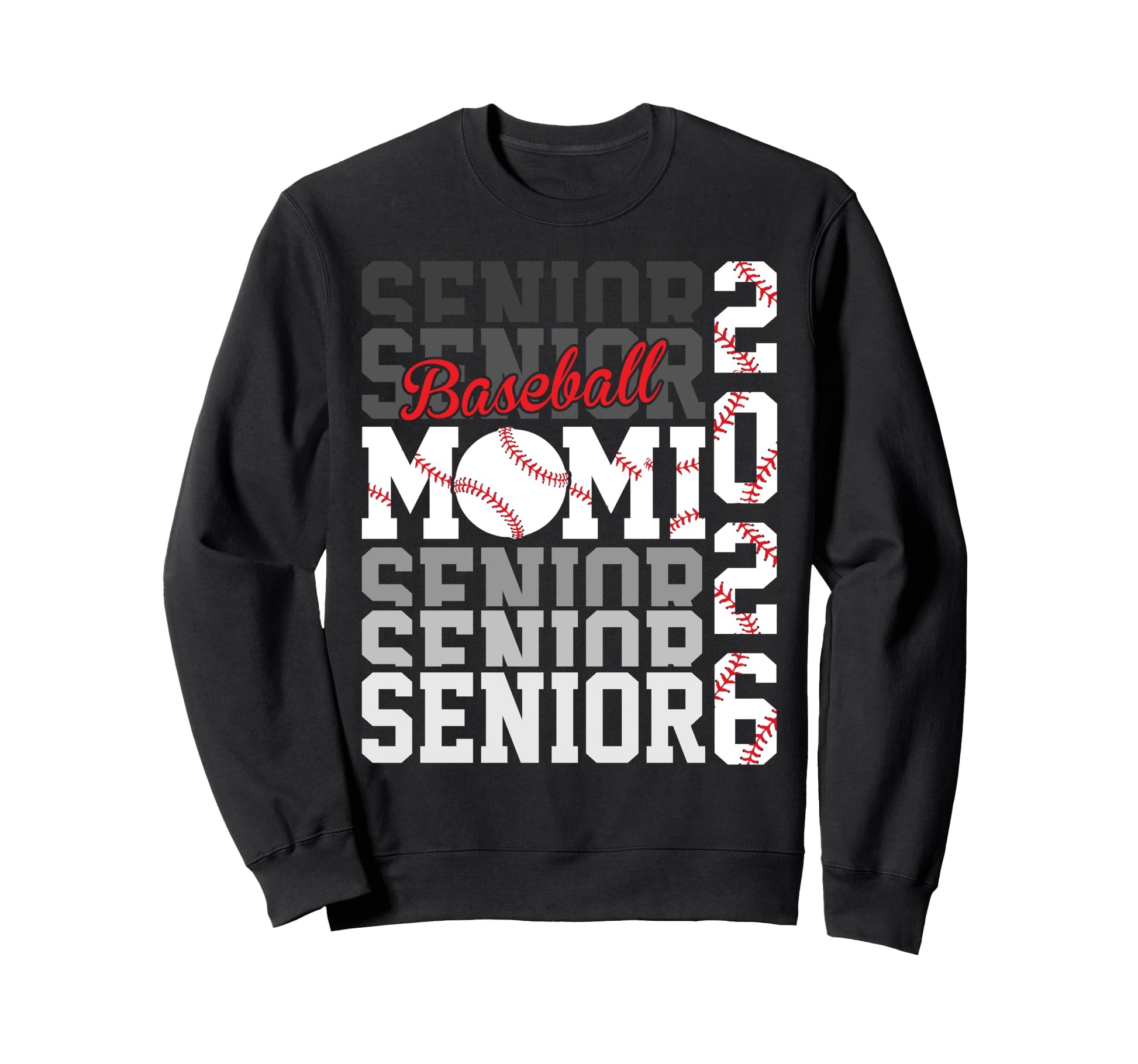 2026 Baseball Senior Mami Graduation Sweatshirt - Trendy Graphic Unisex - T-Shirt, Sweatshirt, Hoodie