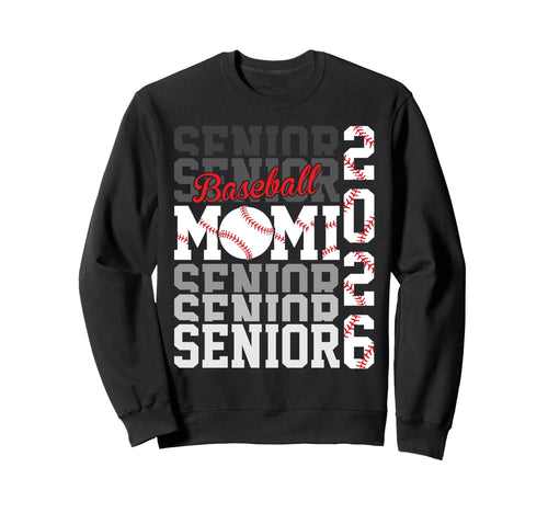 2026 Baseball Senior Mami Graduation Sweatshirt - Trendy Graphic Unisex - T-Shirt, Sweatshirt, Hoodie
