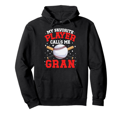Proud Baseball Gran Baseball Player Hoodie - Aesthetic Graphic Men Women - T-Shirt, Sweatshirt, Hoodie