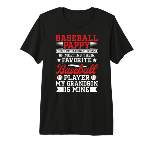 Mens Favorite Baseball Player Pappy T-Shirt - Custom Art Print for Adults - T-Shirt, Sweatshirt, Hoodie