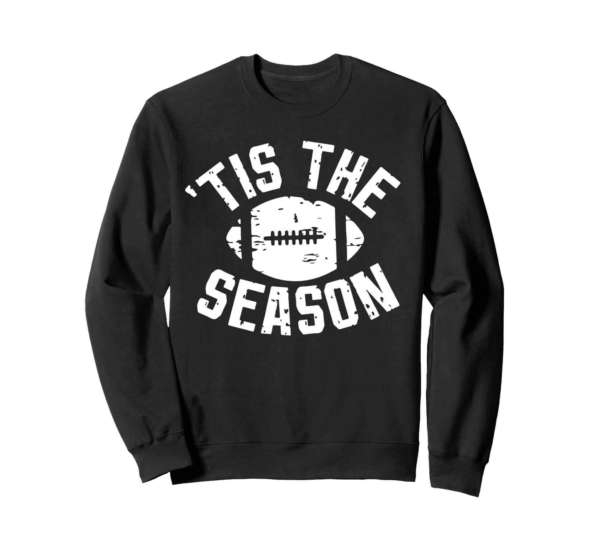 Tis Season Football Mom Game Day Sweatshirt - Minimalist Print Men Women - T-Shirt, Sweatshirt, Hoodie