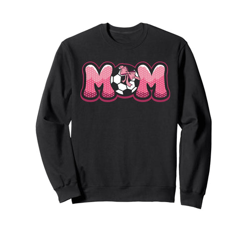 Soccer Mom Coquette Bow Game Day Sweatshirt - Unique Graphic for Adults - T-Shirt, Sweatshirt, Hoodie