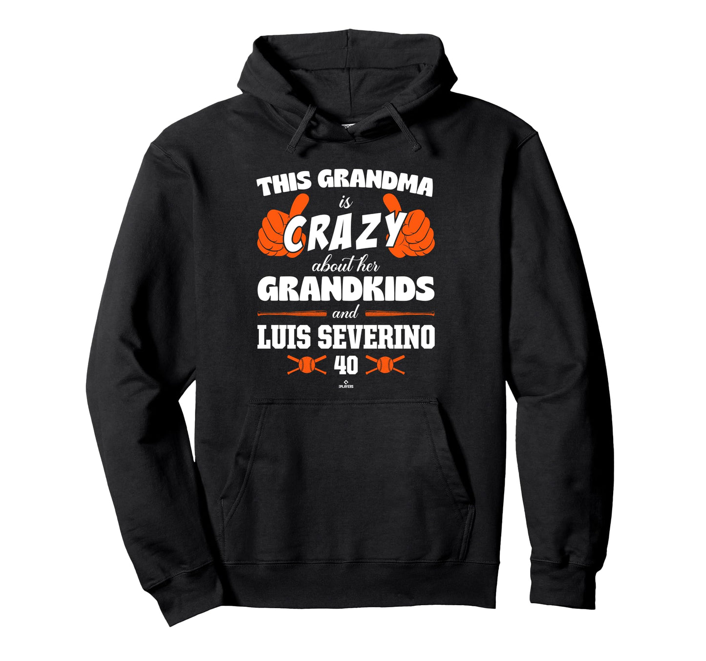 Grandma Crazy Luis Severino New York Hoodie - Novelty Apparel Unisex - T-Shirt, Sweatshirt, Hoodie