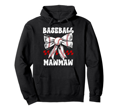 Baseball Mawmaw Coquette Mawmaw Hoodie - Novelty Apparel Men Women - T-Shirt, Sweatshirt, Hoodie