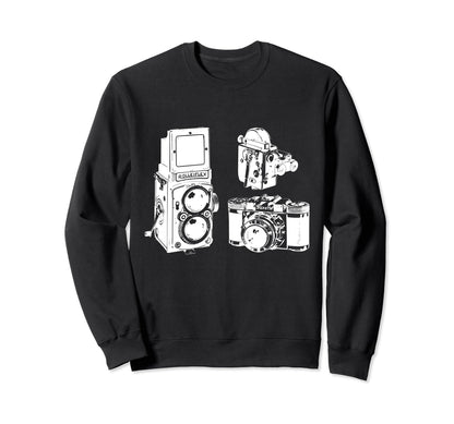 Camera Photography Photographer Sweatshirt - Fun Novelty Design Men Women - T-Shirt, Sweatshirt, Hoodie