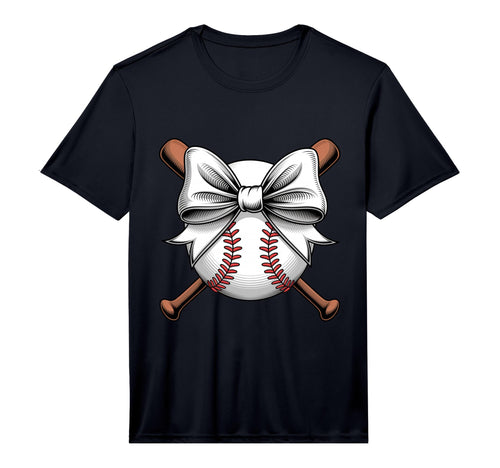 Baseball Coquette Bow Baseball Player T-Shirt - Aesthetic Graphic Unisex - T-Shirt, Sweatshirt, Hoodie